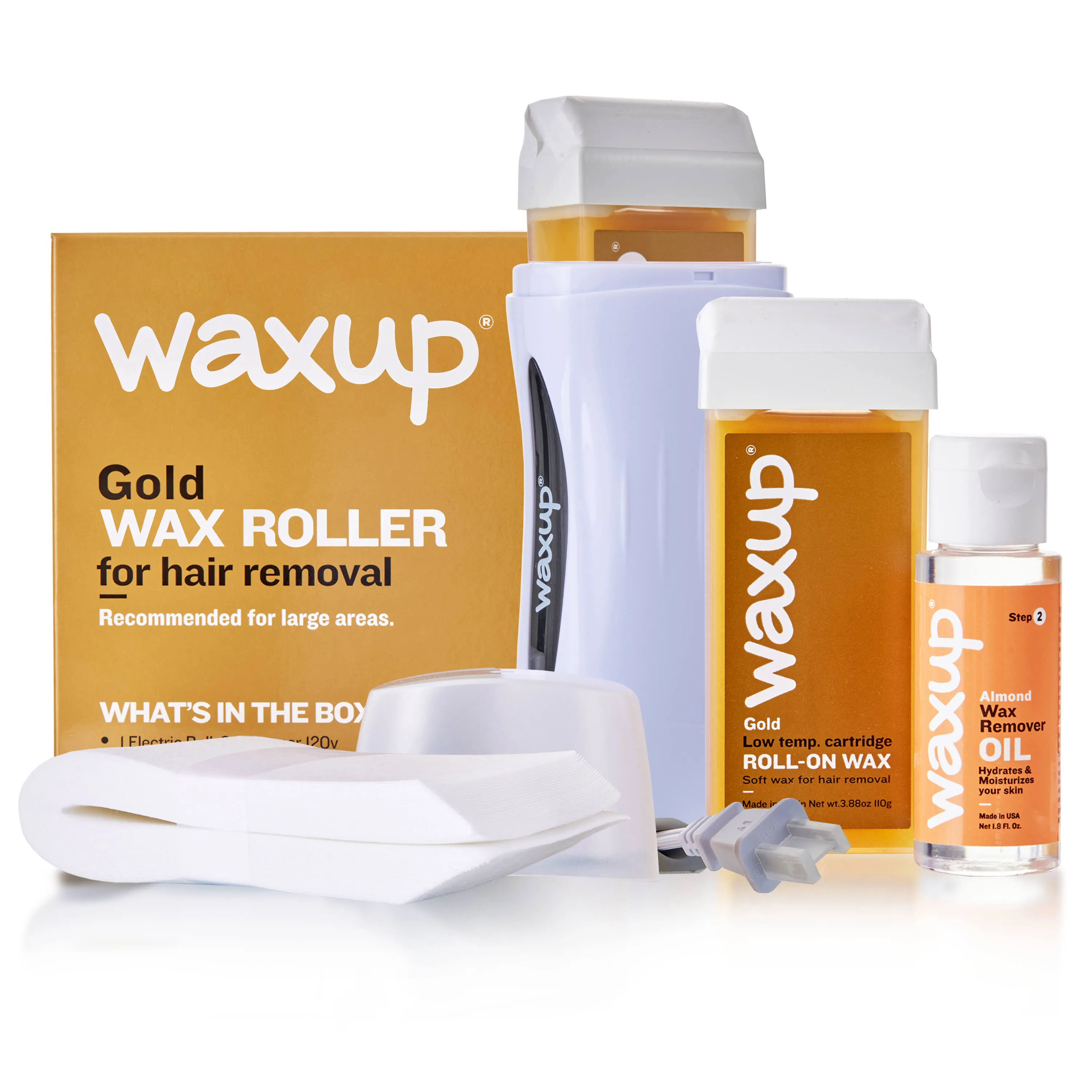 waxup Gold Roller Waxing Kit | thatswaxup