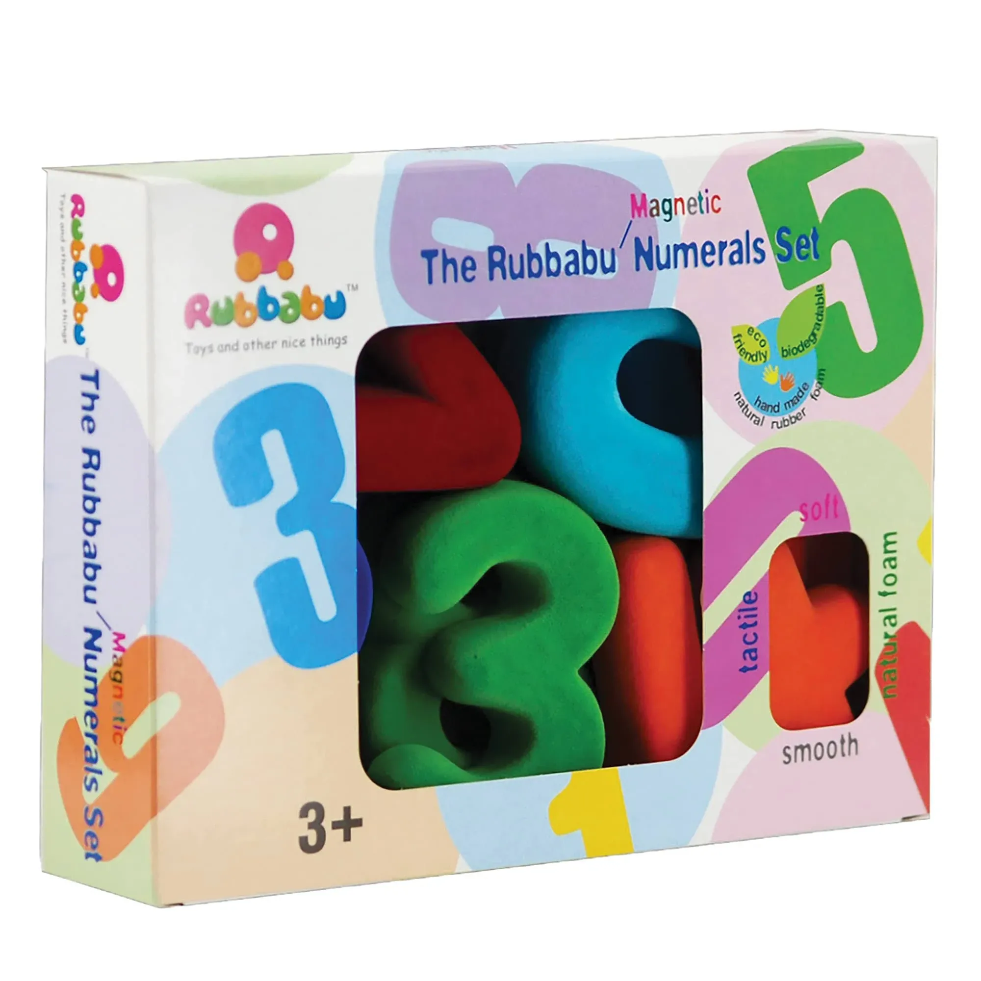 Rubbabu Magnetic Numeral Set