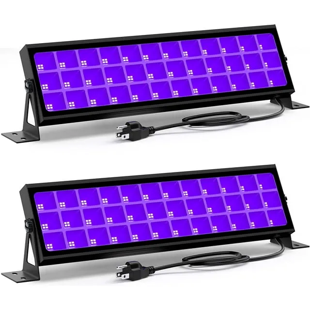 Black Lights Bar Hway 100W LED Blacklight 2 Pack IP66 Waterproof Black Flood Lig