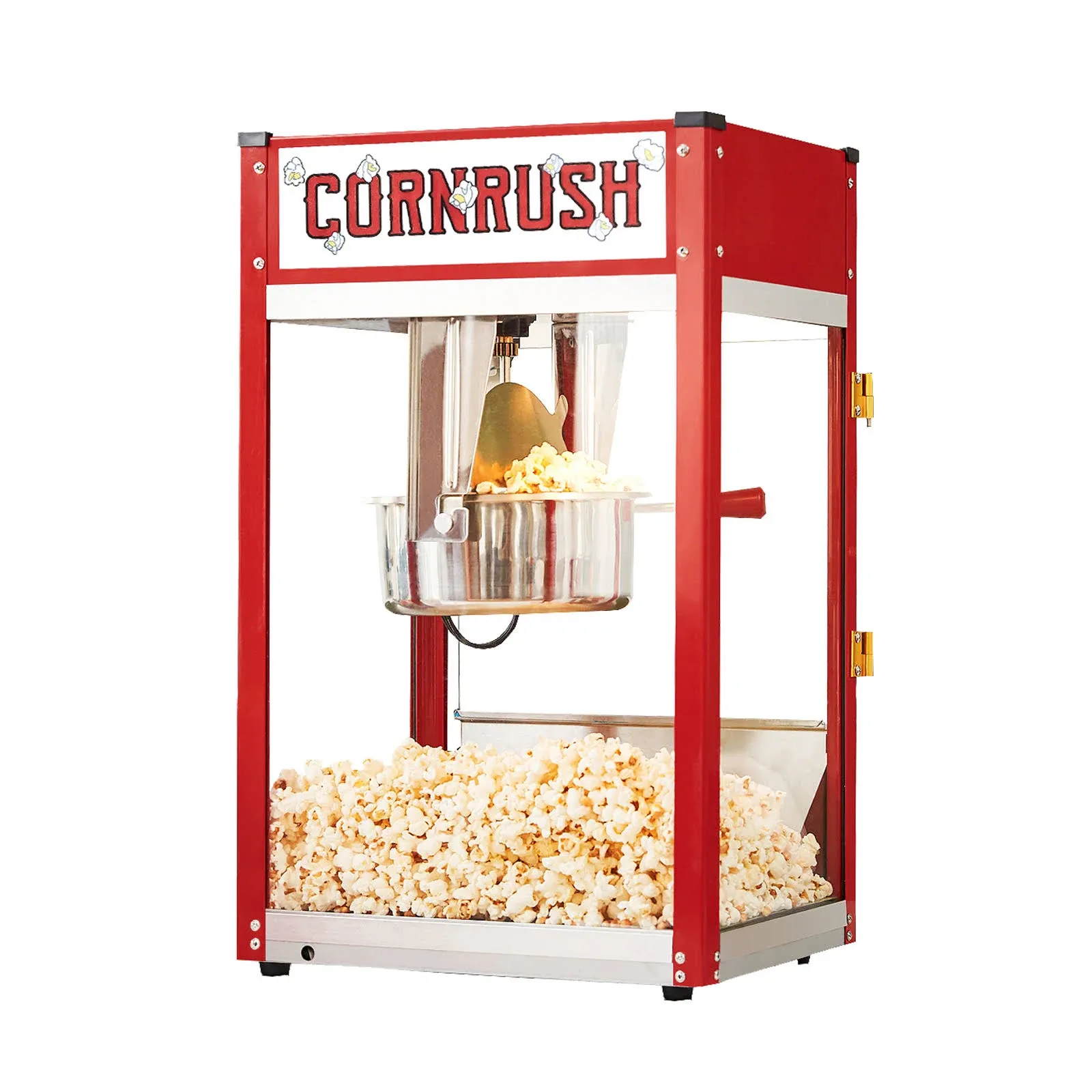 Theater style popcorn machine, 8oz - red