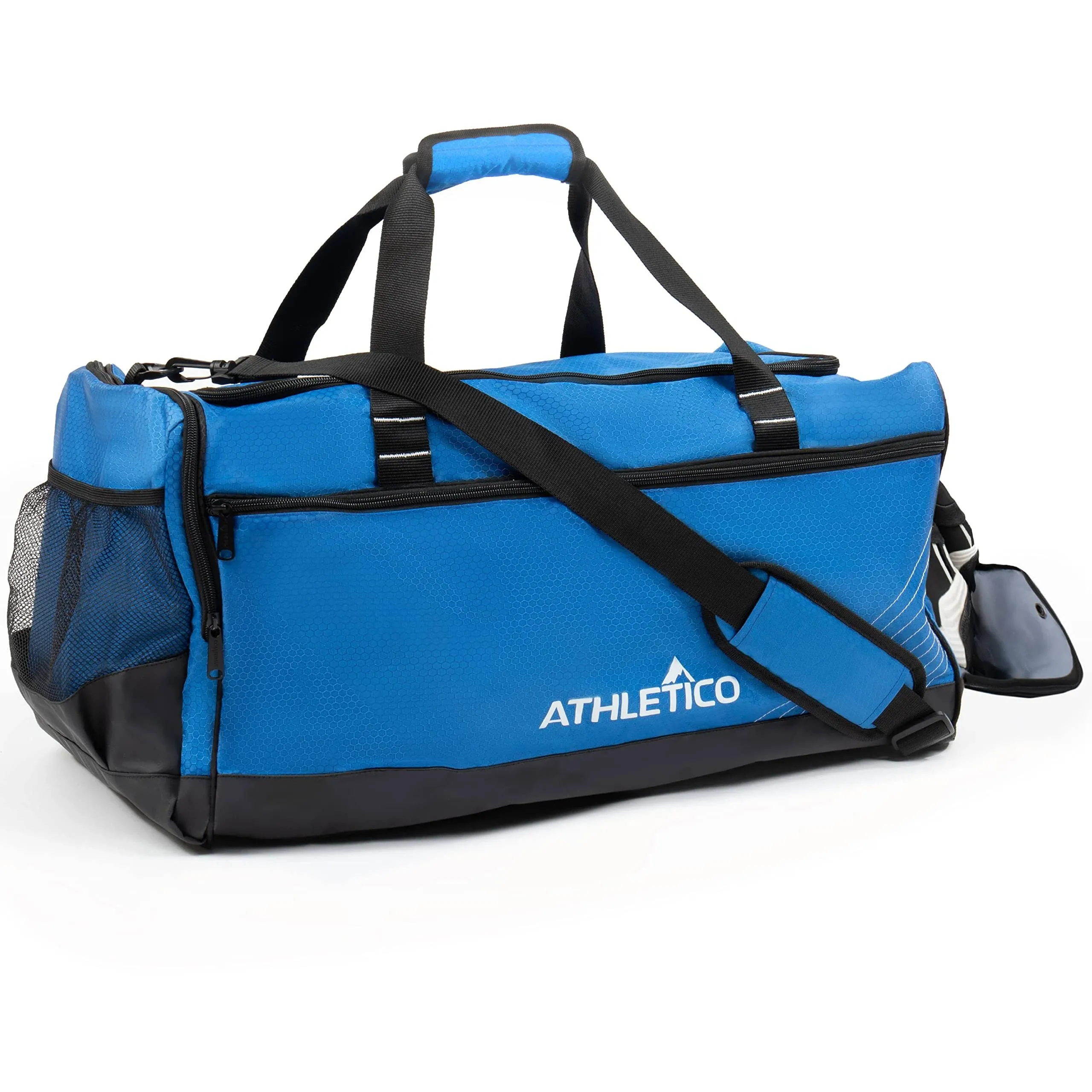 Athletico Soccer Duffle - Black | Separate Cleat Compartment,fo<wbr/>otball,basketb<wbr/>all