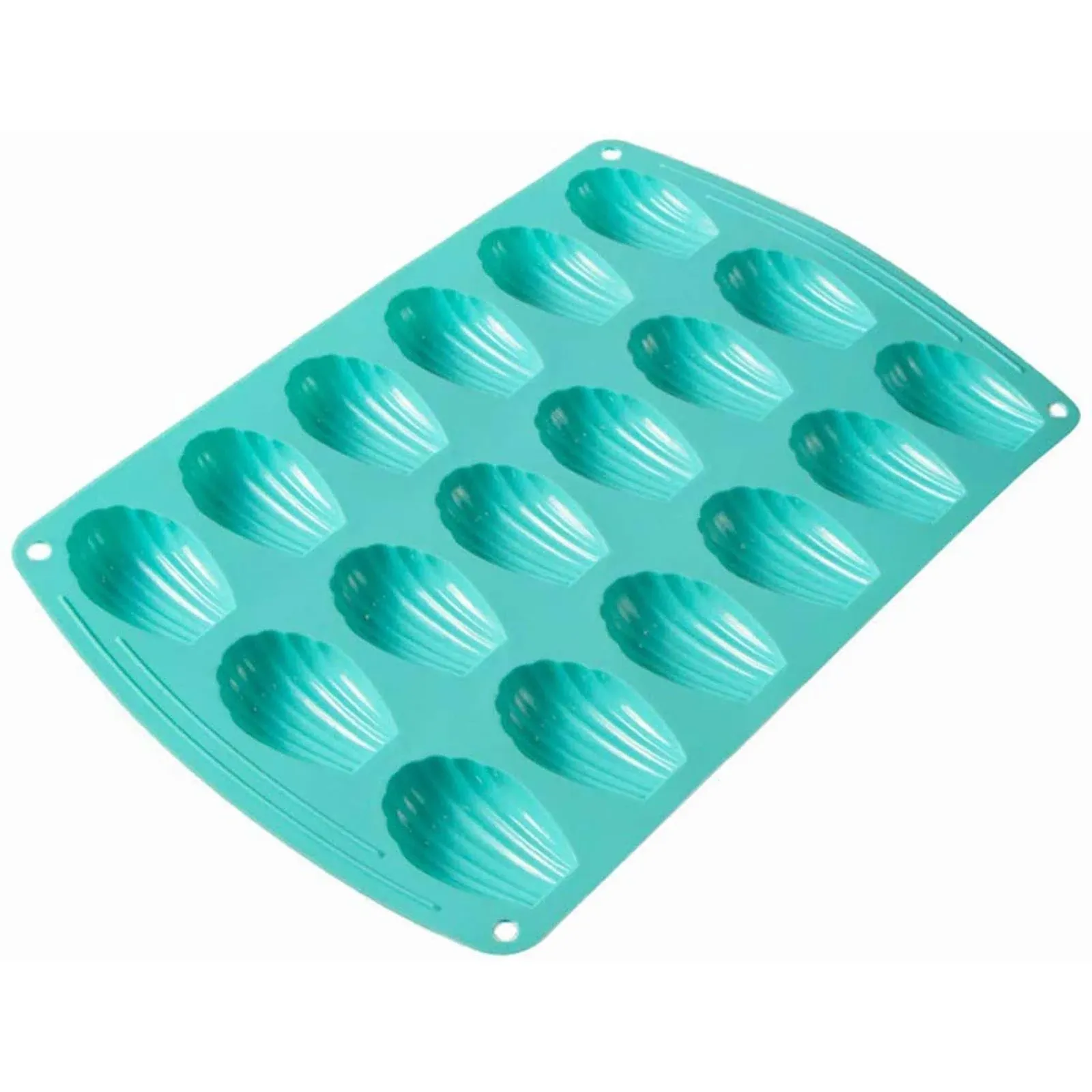 (Madeleine) - Webake Silicone Madeleine Pan 18 Cavity Madeleine Mould for Small Cake, Chocolate, Cookies