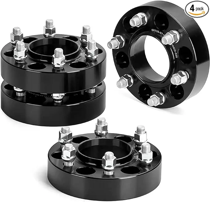 Dynofit 6x135 Wheel Spacers for F-150/Expediti<wbr/>on/Lobo 2015-2022 4WD, 4pcs Sol...