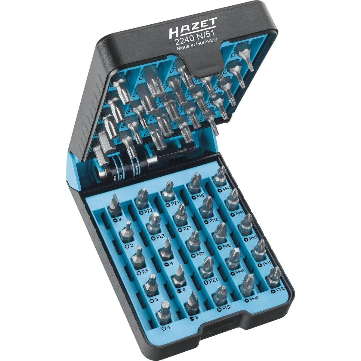 Hazet 2240N/51 51 Piece Screwdriver Bit Set