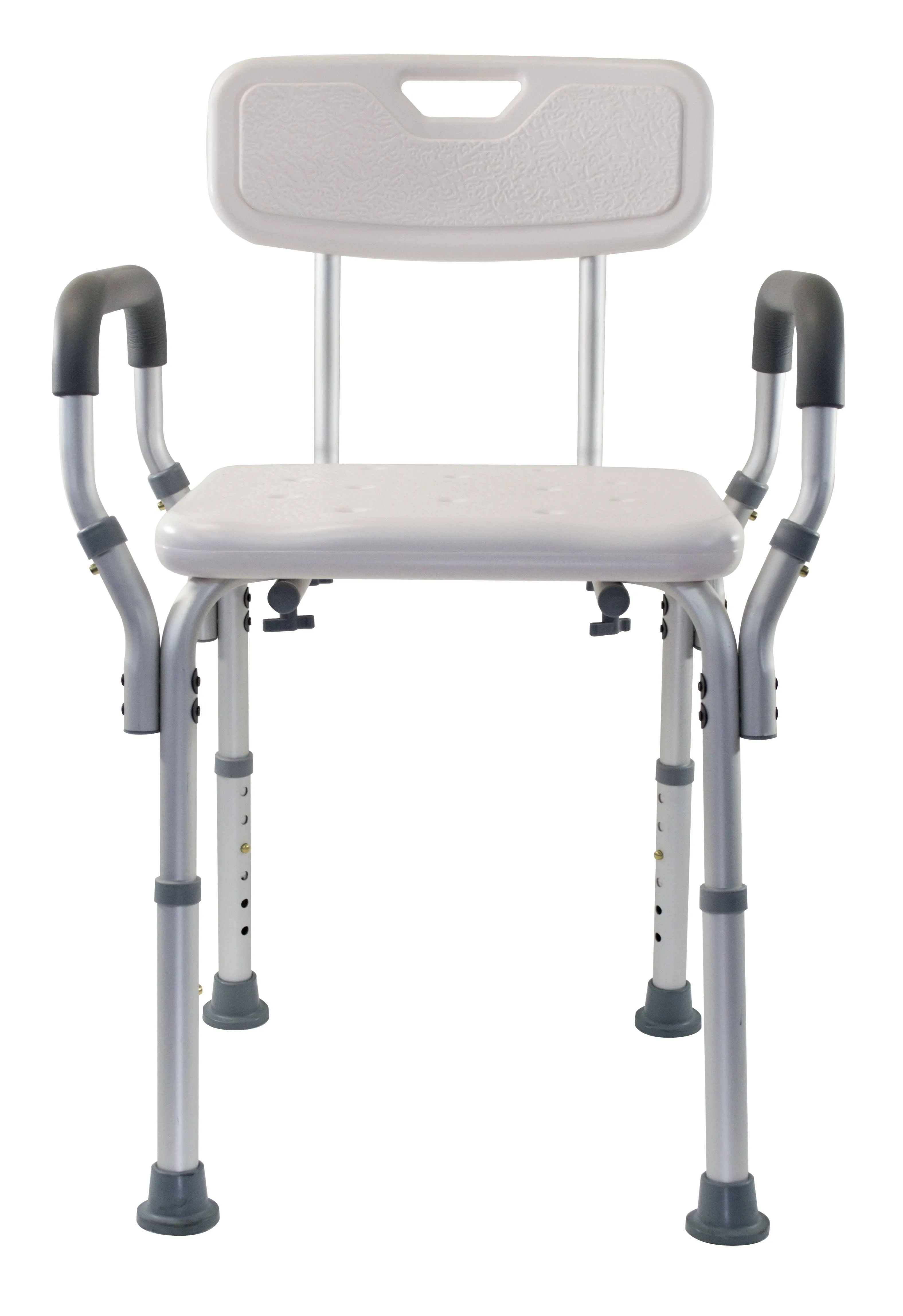 Essential Medical Supply Molded Shower Bench with Arms & Back