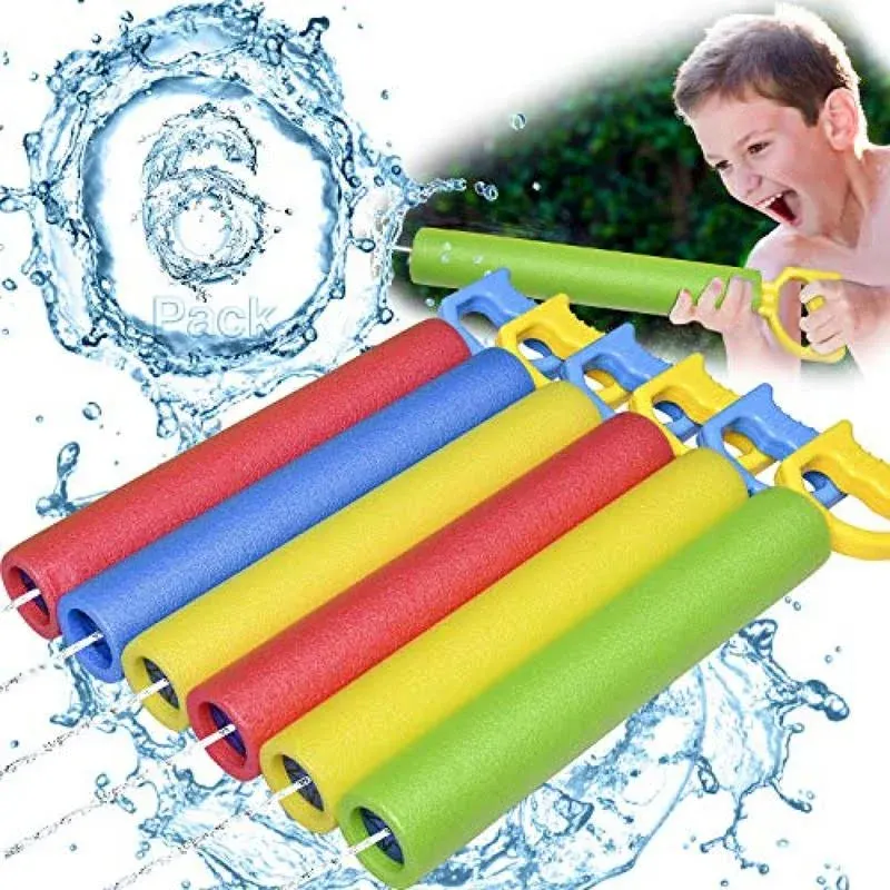 GUORUI Water Squirter for Kids-6 Pack 35ft Range Water Shooter Water Blaster for ...