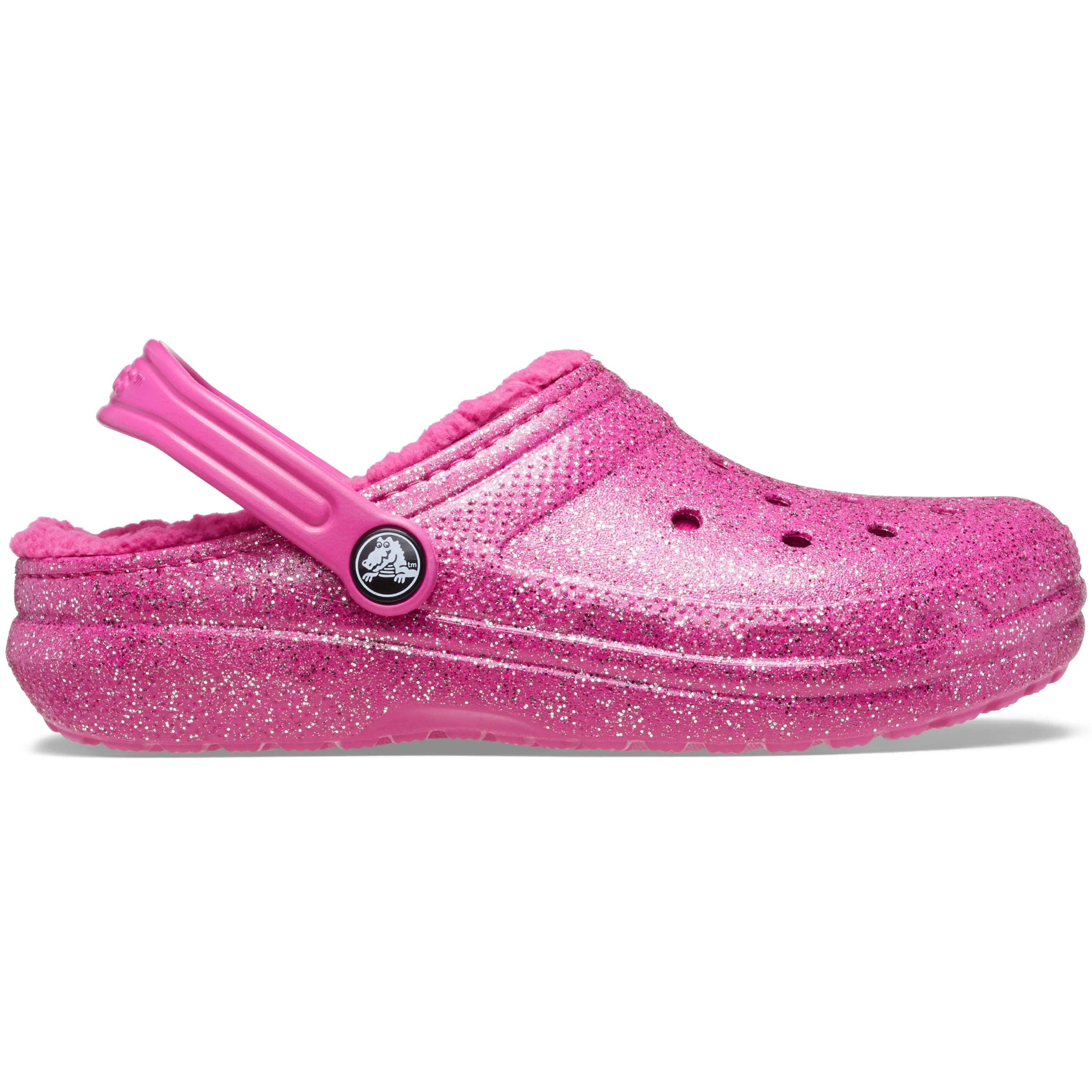 Toddler Girls' Crocs Classic Lined Glitter Clog - 6SZFUCHA