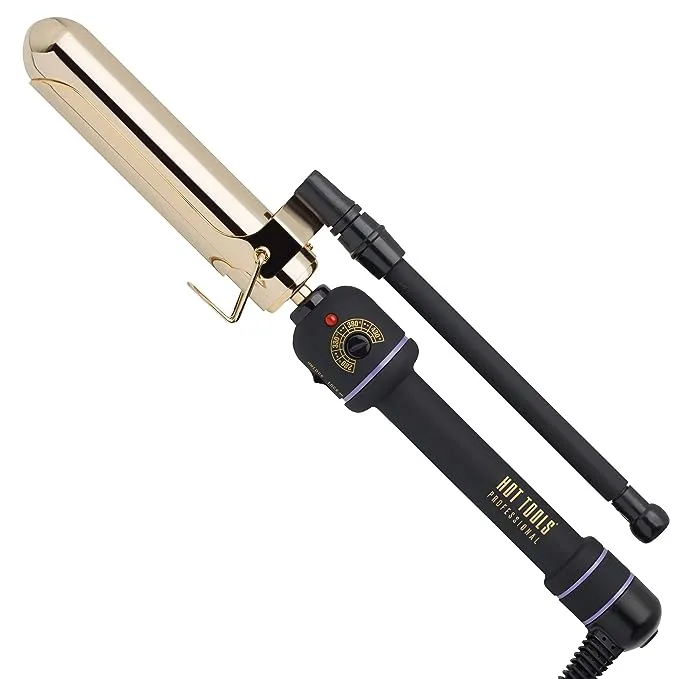 Hot Tools Pro Artist 24K Gold Marcel Iron | Long Lasting Curls, Waves (3/4 in)