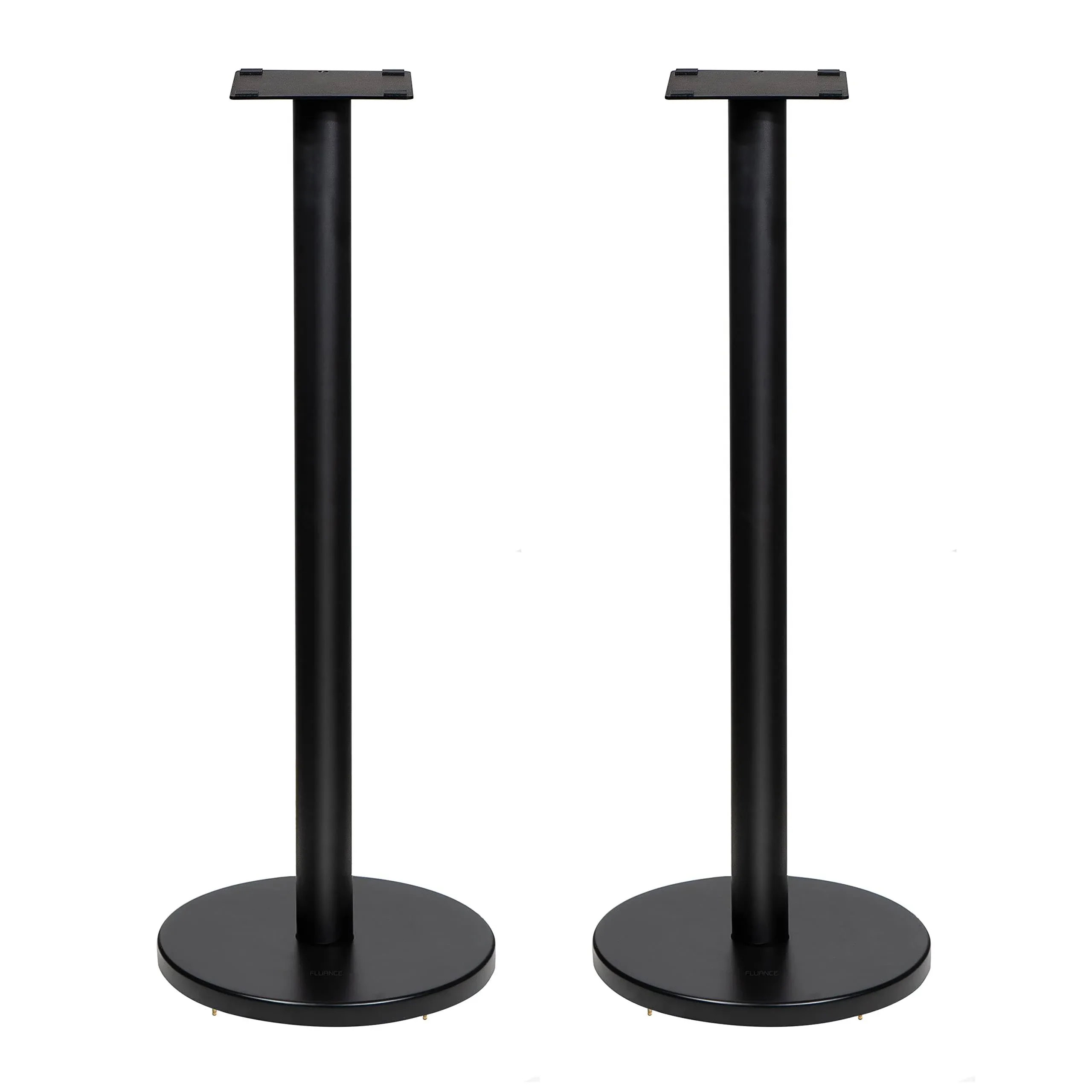 Fluance Floor Speaker Stands for Surround Sound and Bookshelf Speakers with Solid ...