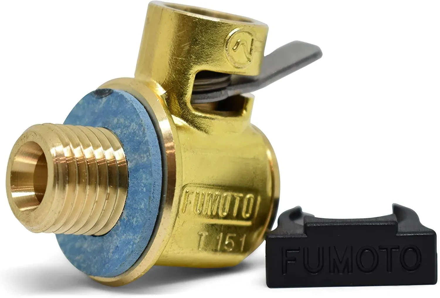 Original Fumoto F-105 with LC-10 lever clip F-Series Engine Oil Drain Valve, 1 Pack Golden