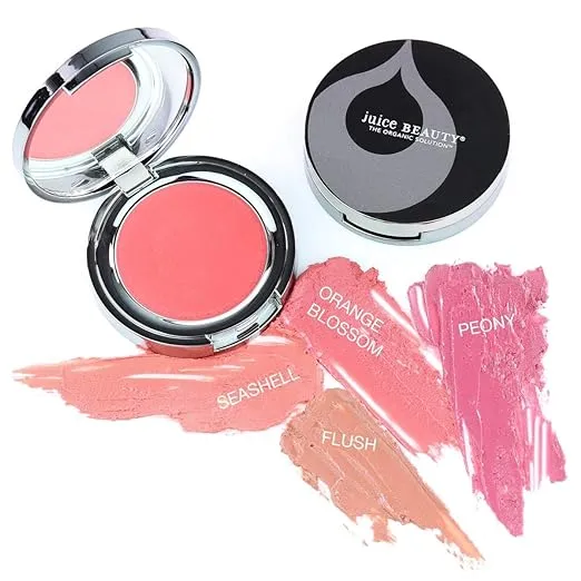 Juice Beauty Phyto-Pigments Last Looks Cream Blush - 08 Blossom - 3 g - Sheer-to-Bold Color for Cheeks, Lips + Eyes - Vegan, Cruelty Free