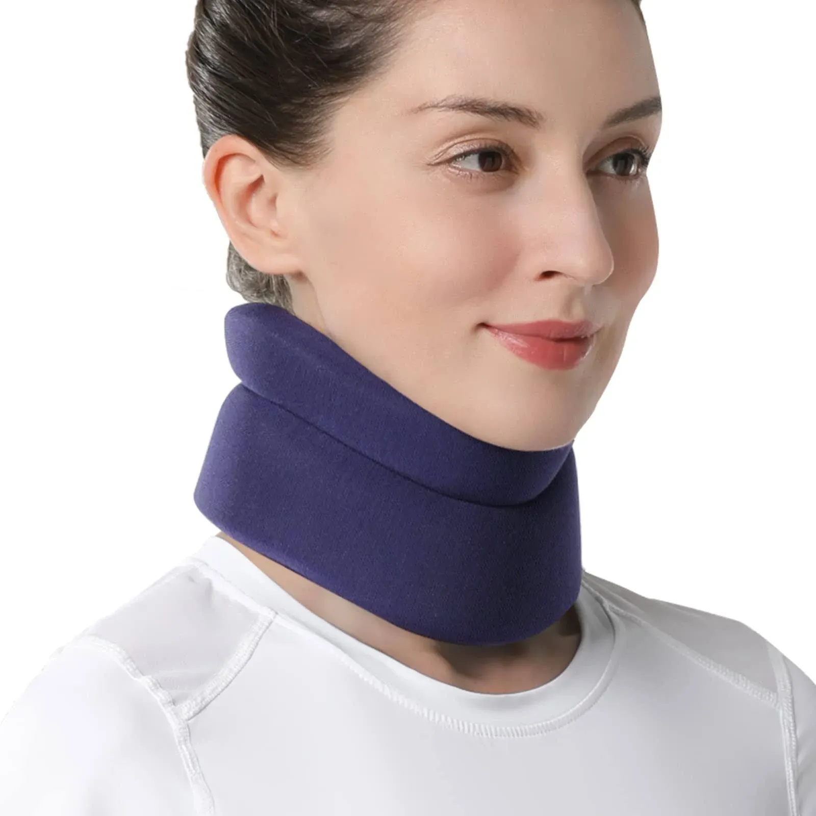 VELPEAU Neck Brace Cervical Collar Beige Size M 3” Comfort Long-Wearing