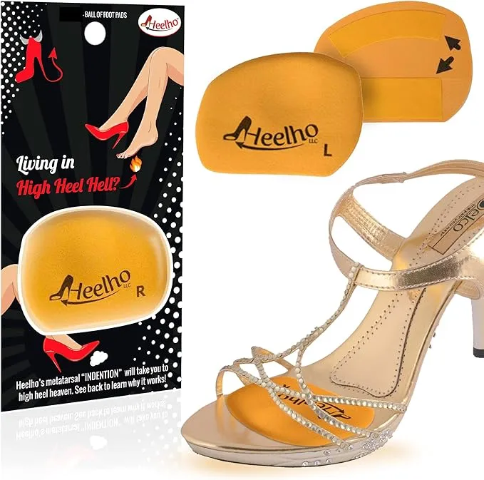 Heelho Living in High Heel Hell? Our High Heel Insert Solves Ball of Foot Pain with a Metatarsal Haven!