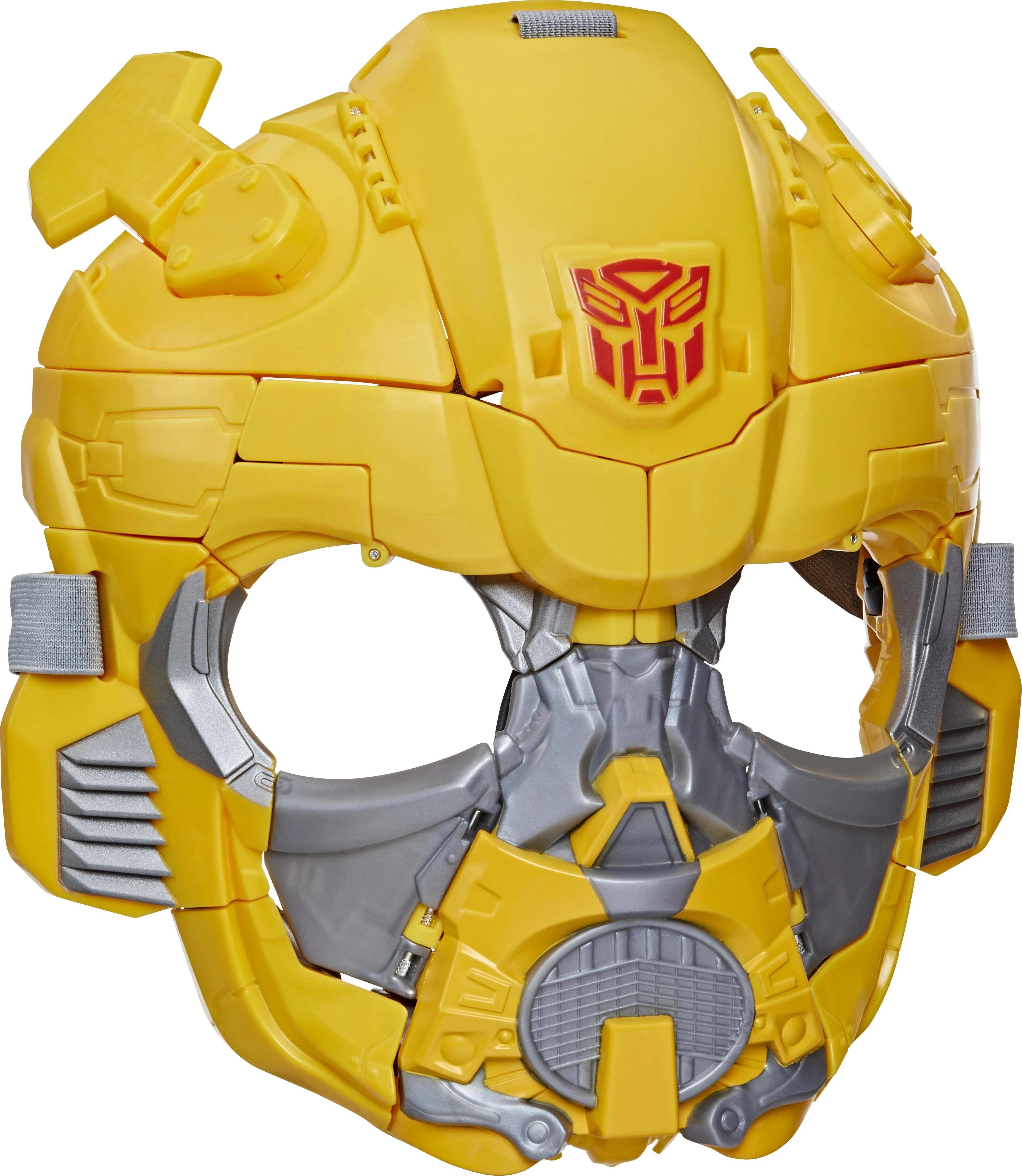 Transformers: Rise of the Beasts Movie Bumblebee 2-in-1 Converting Mask, Yellow, 9-inch