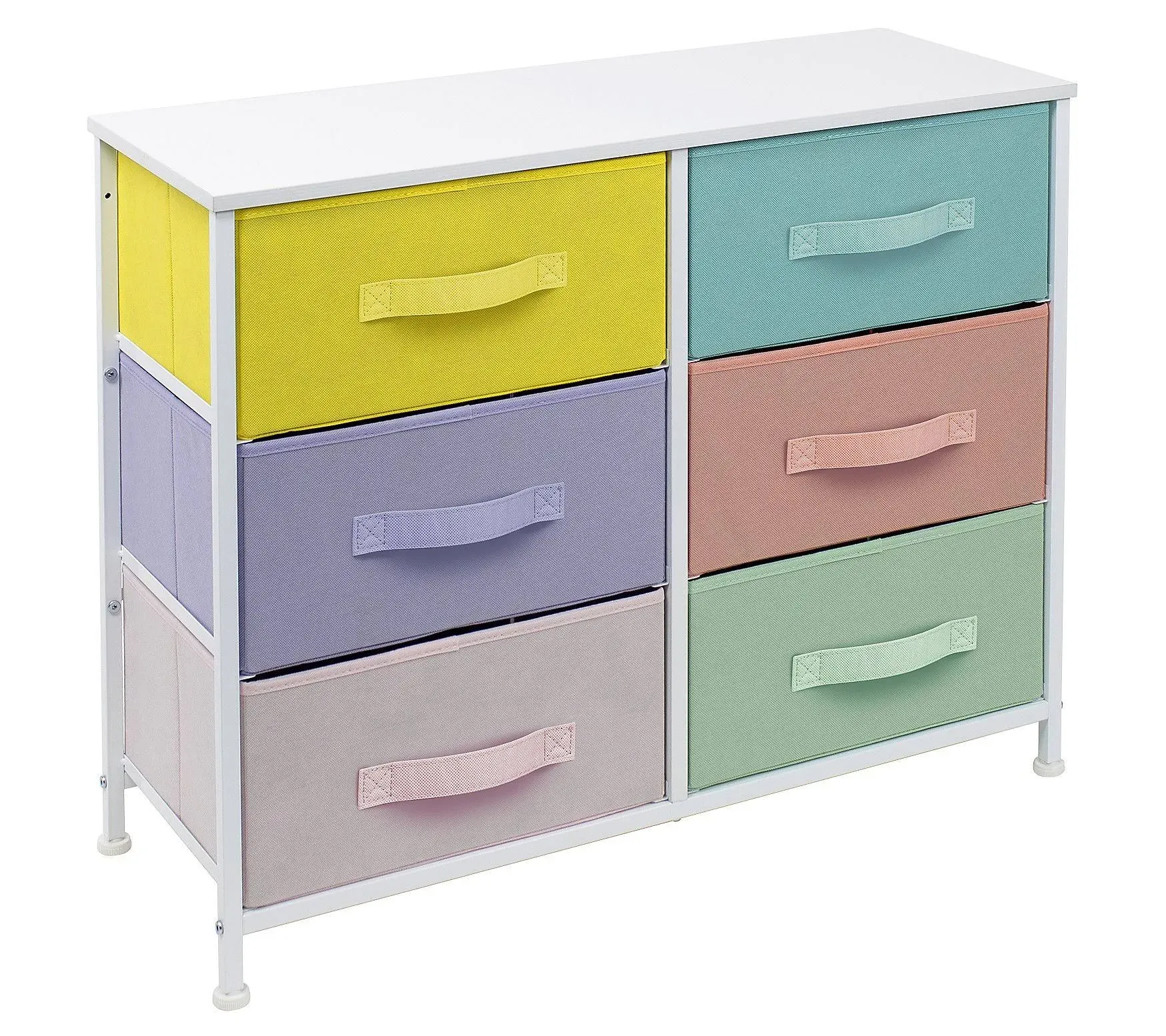 Sorbus Dresser 6 Drawers Storage