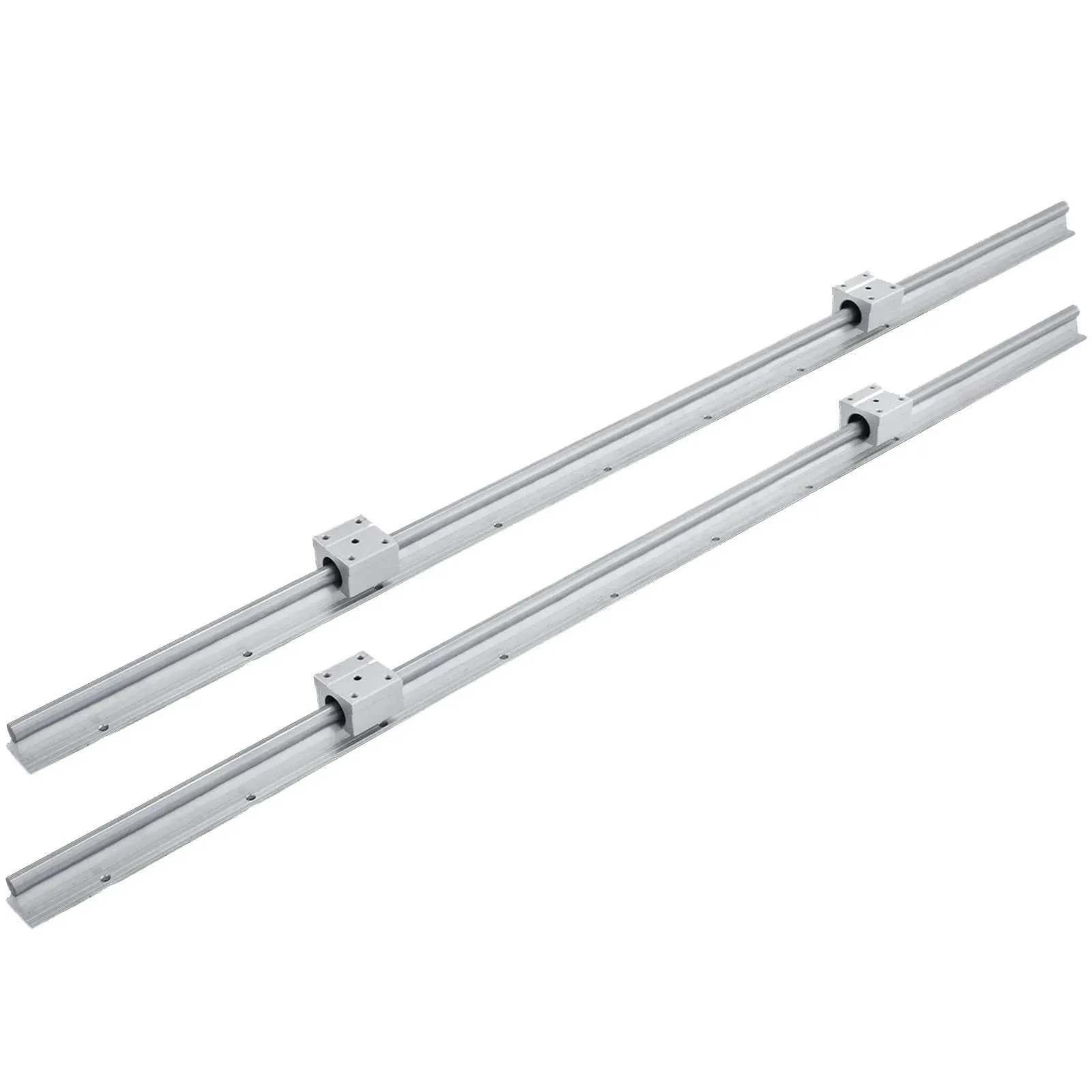 Happybuy Linear Rail 2PCS SBR12-1000mm,L<wbr/>inear Guide 2xLinear Guide Rails and ...