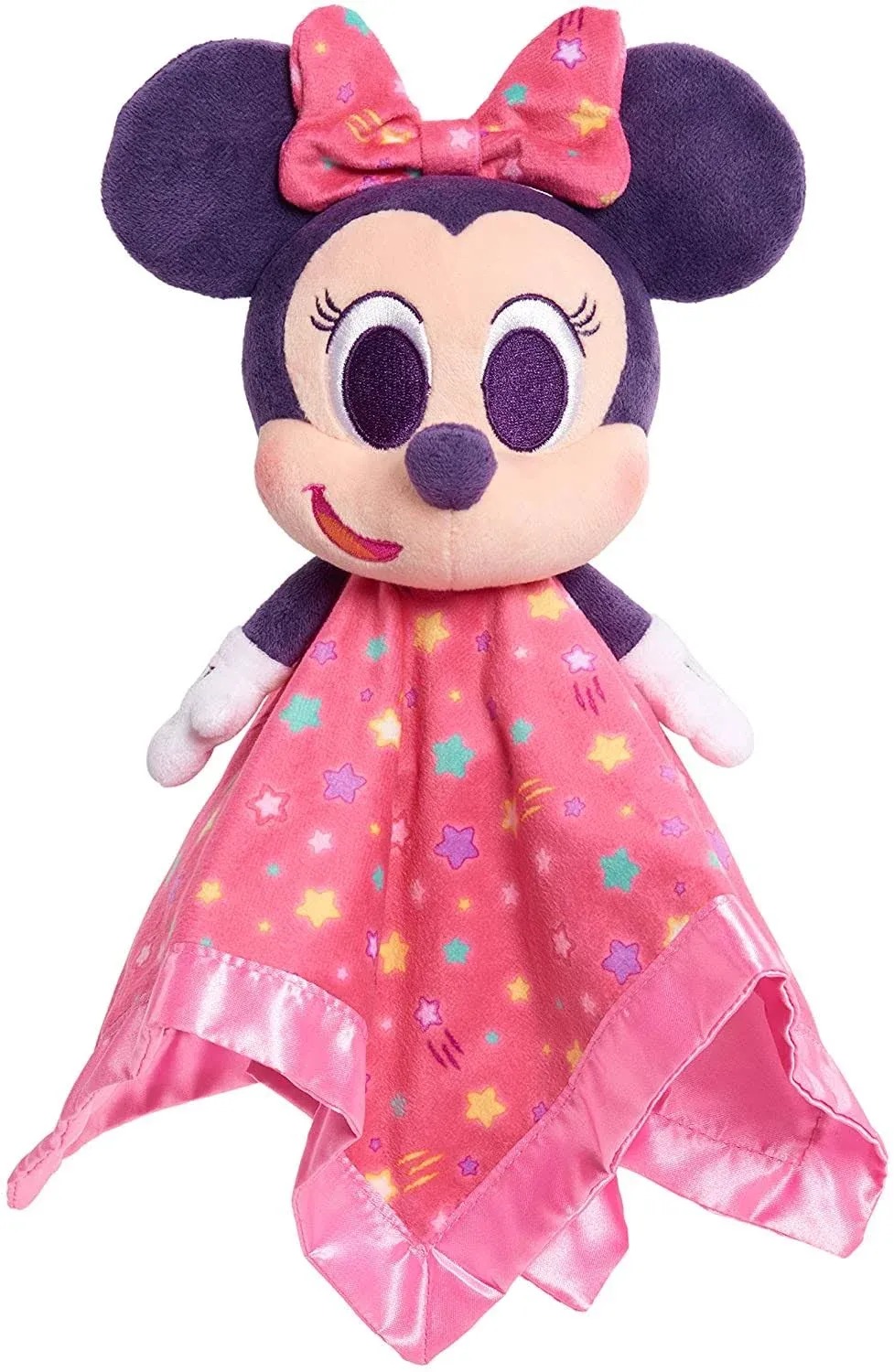 Disney Junior Music Lullabies Lovey Blankies, Minnie Mouse, Soft Fabric