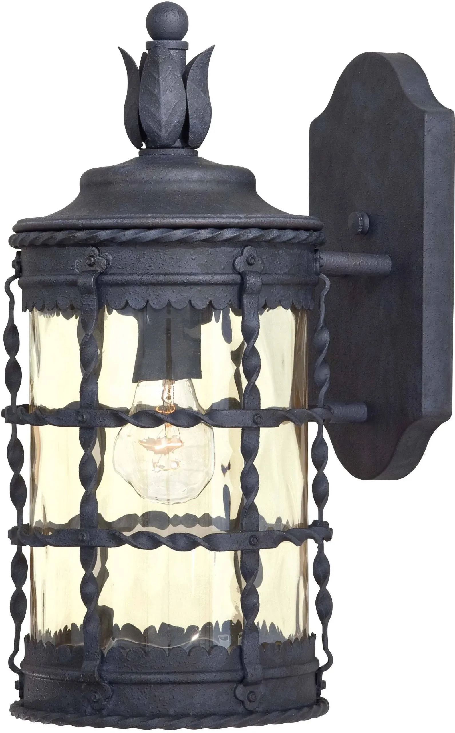 Minka Lavery Mallorca 1 Light Wall Mount - Spanish Iron - 8880-A39