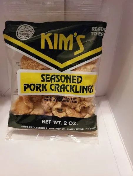 Kim's Seasoned Pork Cracklings (3 pack)