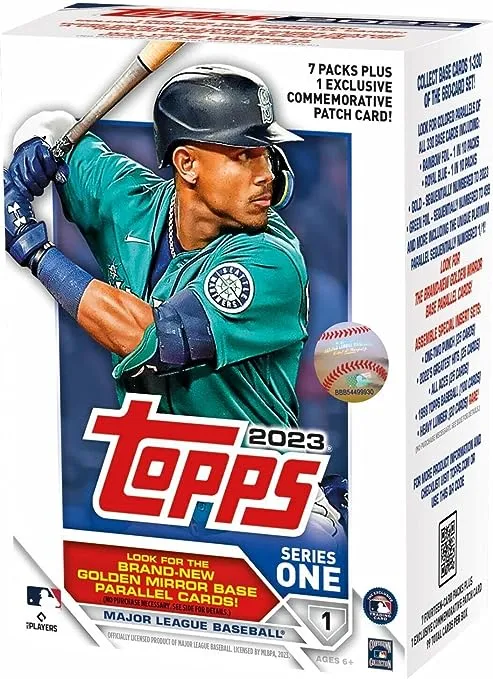 Topps 2023 Series 1 Baseball Value Box - 7 Packs Per Box