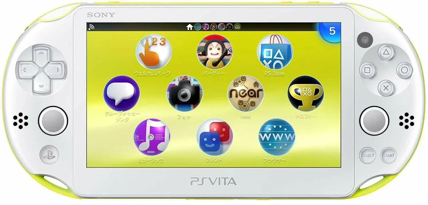 Sony Playstation Vita PCH-2000 Console Wi-Fi - Lime Green/White