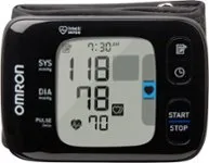 OMRON 7 Series Blood Pressure Monitor (BP6350), Portable Wireless Wrist Monitor, Digital Bluetooth Blood Pressure Machine, Stores Up To 90 Readings