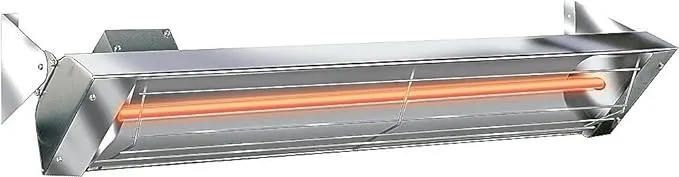 Infratech W3024SS Single Element - 3000 Watt Electric Patio Heater, Choose Finish: Stainless Steel