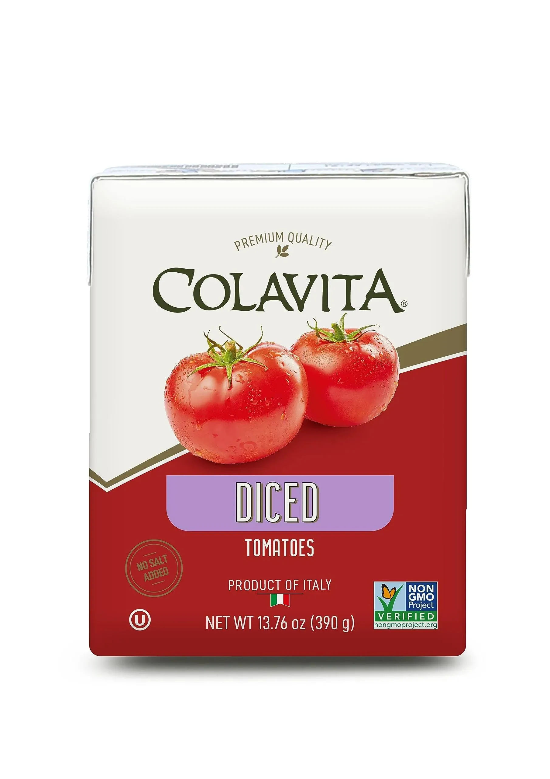 Colavita Diced Tomatoes 13.76 oz Box - 16ct Case