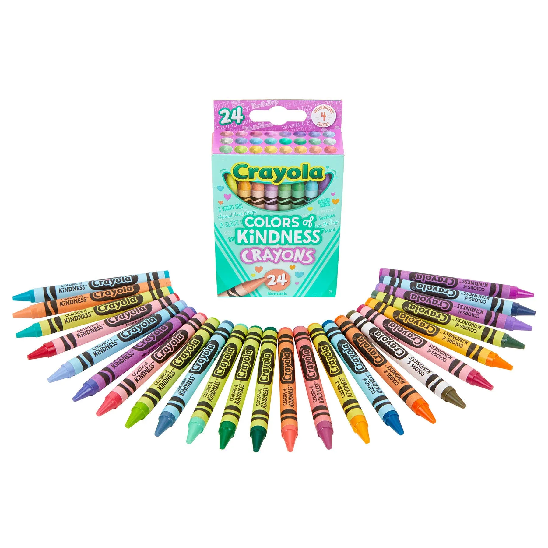 24 Ct Colors Of Kindness Crayons (Pack of 12)