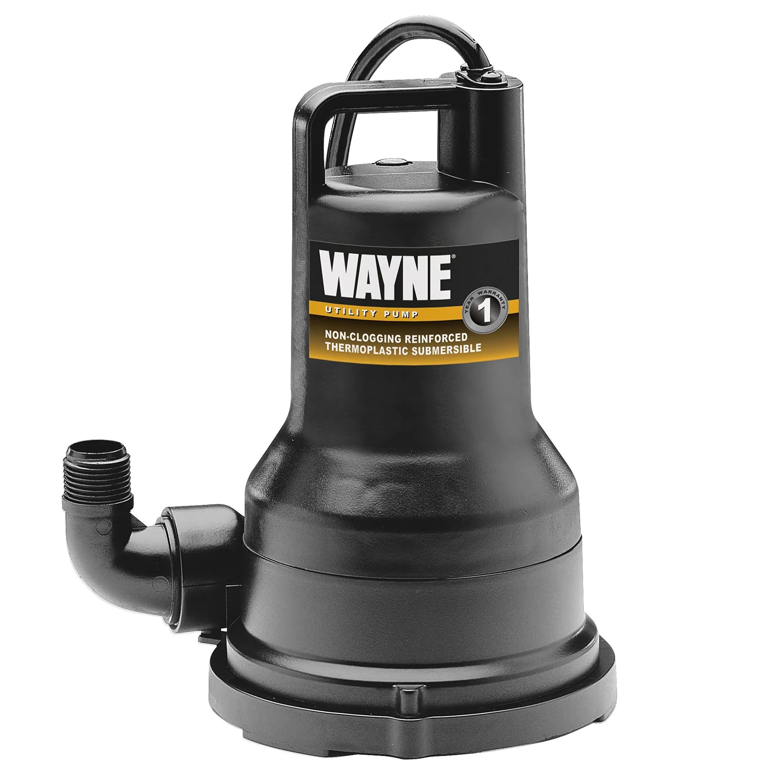 New Wayne Multi-Use Pump, VIP15, 1/5HP, Thermoplastic, 1700GPH