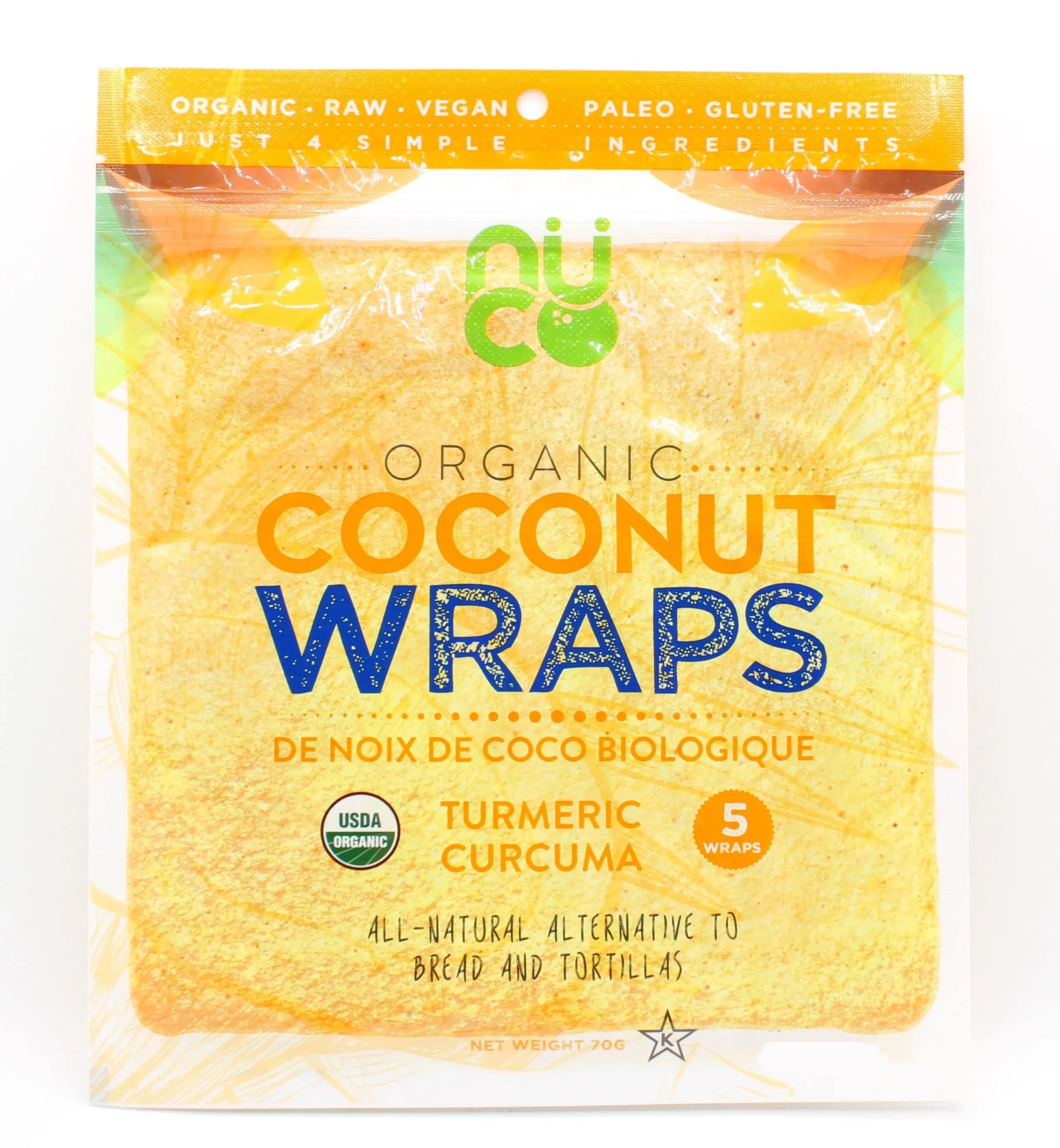 Nuco Organic Coconut Wraps