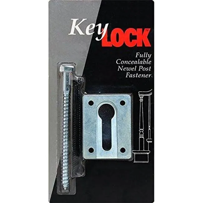 KeyLock Fully Concealable Newel Post Fasteners 6283 Made in USA