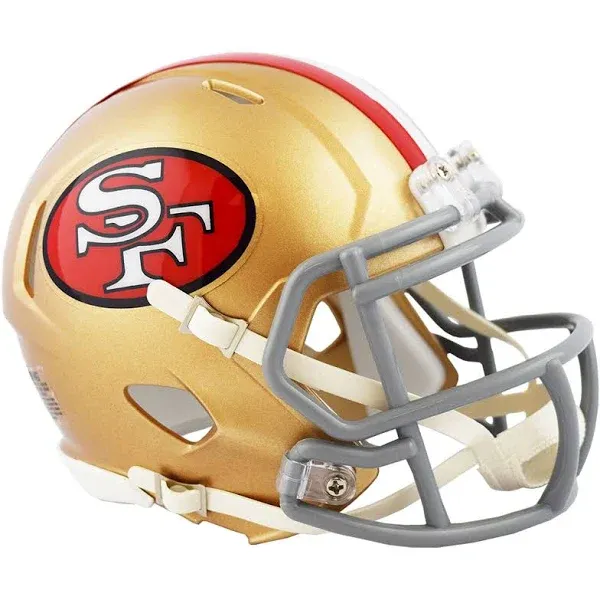 Riddell San Francisco 49ers 1964-1995 Throwback Speed Mini Helmet