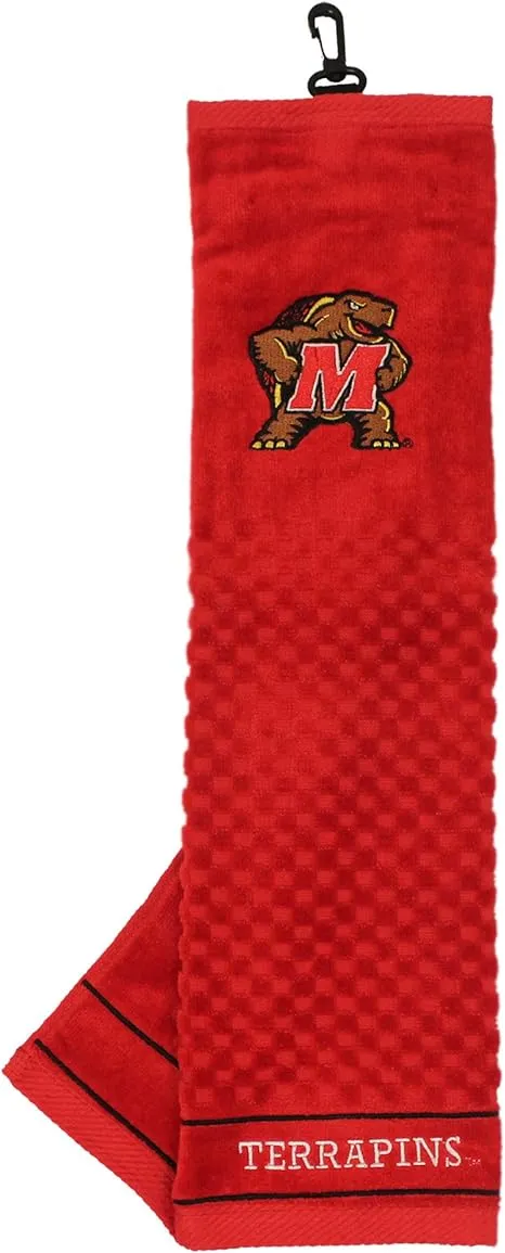 Maryland Terrapins Embroidered Golf Towel