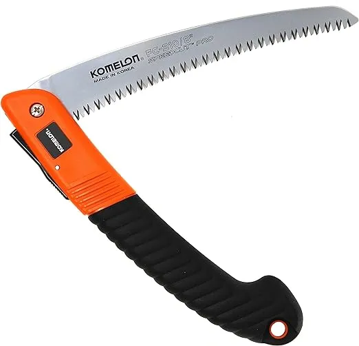 Komelon FC-210 Speedcut Fast, Smooth, Durable Curved Folding Pruning Saw