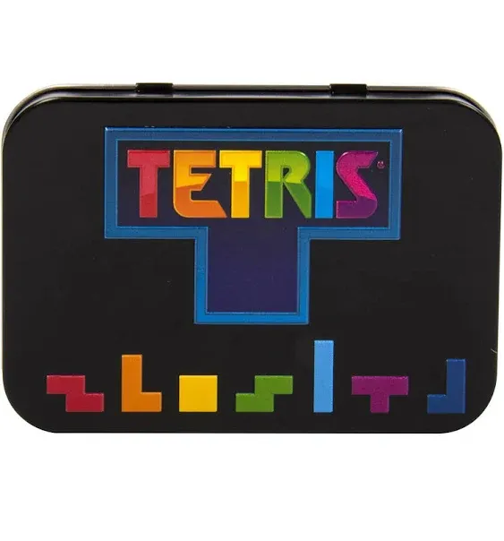 Fizz Creations Tetris Arcade in a Tin. Tetris Handheld Game Full Colour 8-Bit Game. Sprint & Marathon Modes. Original Sounds & Gameplay. Retro Gaming Gift. Officially Licensed Tetris Merchandise.