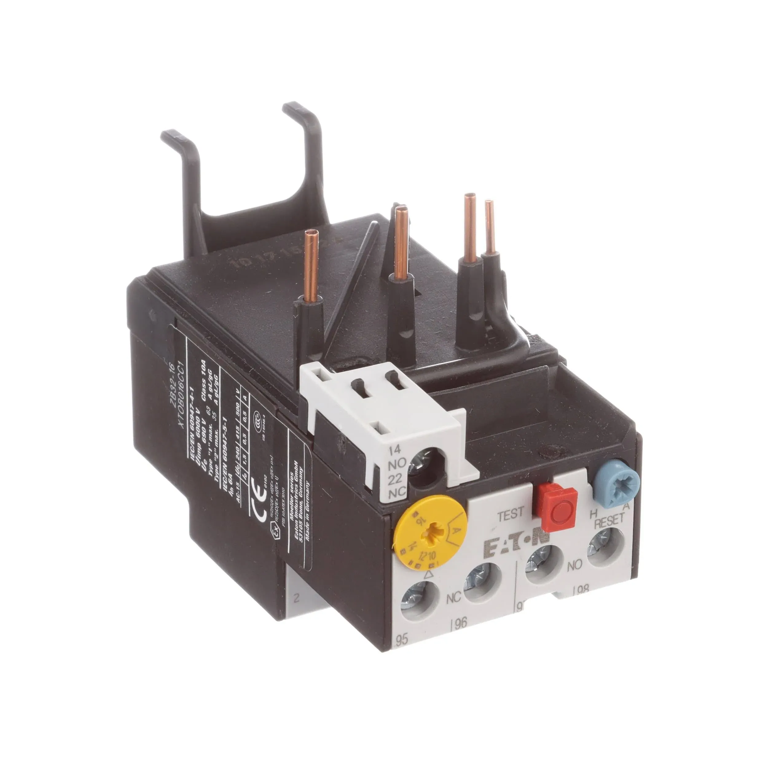 XTOB016CC1 | Eaton XT IEC Bimetallic Overload Relay