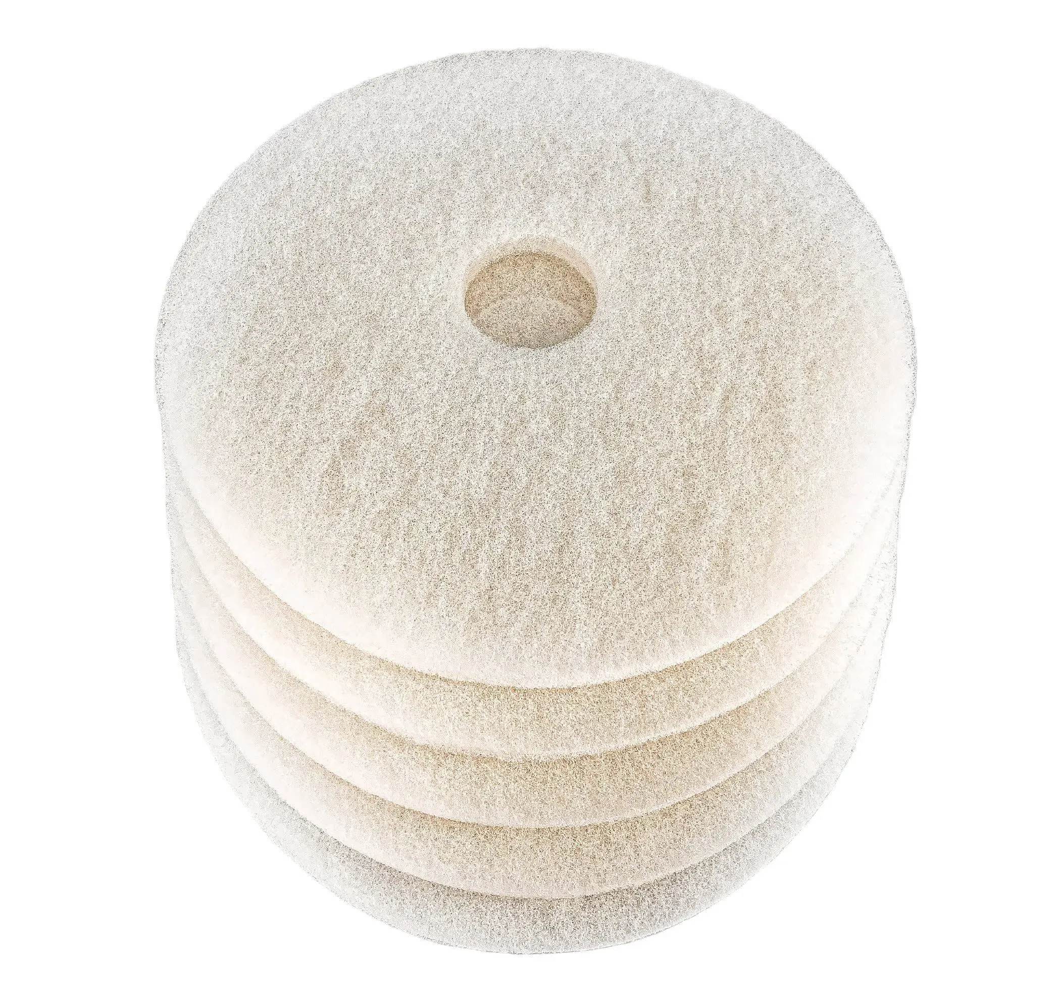 Virginia Abrasives 1x17 Wht Thick Nyl Pad, 416-50177