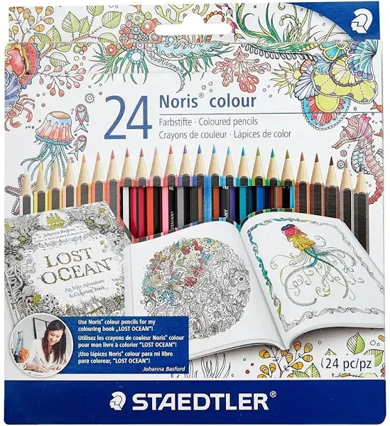 Staedtler Noris Colour 24-pc Colored Pencil Set  (0258)