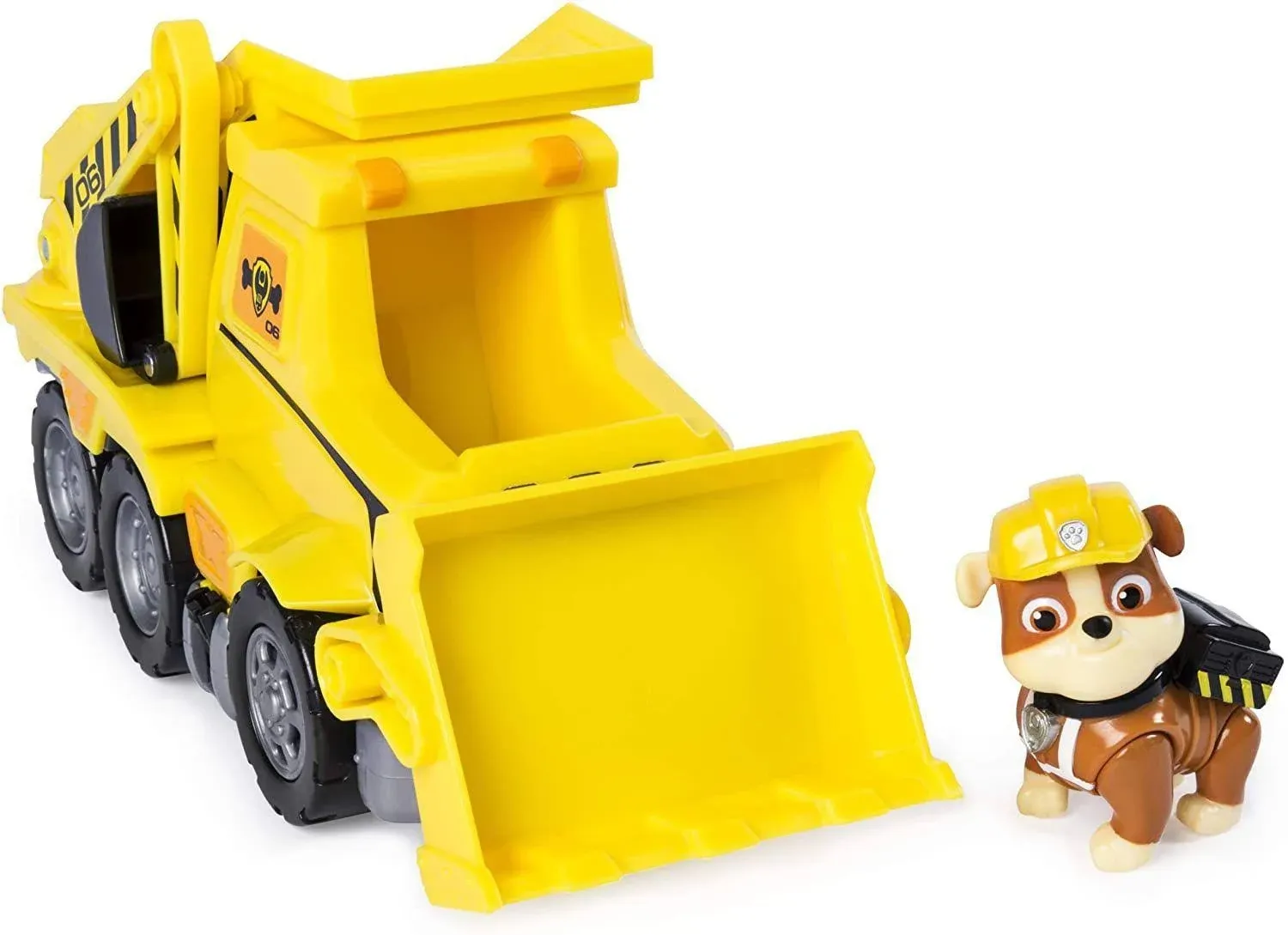 Paw Patrol Ultimate Rescue, Rubble’s Ultimate Rescue Bulldozer with Moving Scoop & Lift-Up Dump Bed, for Ages 3 & Up