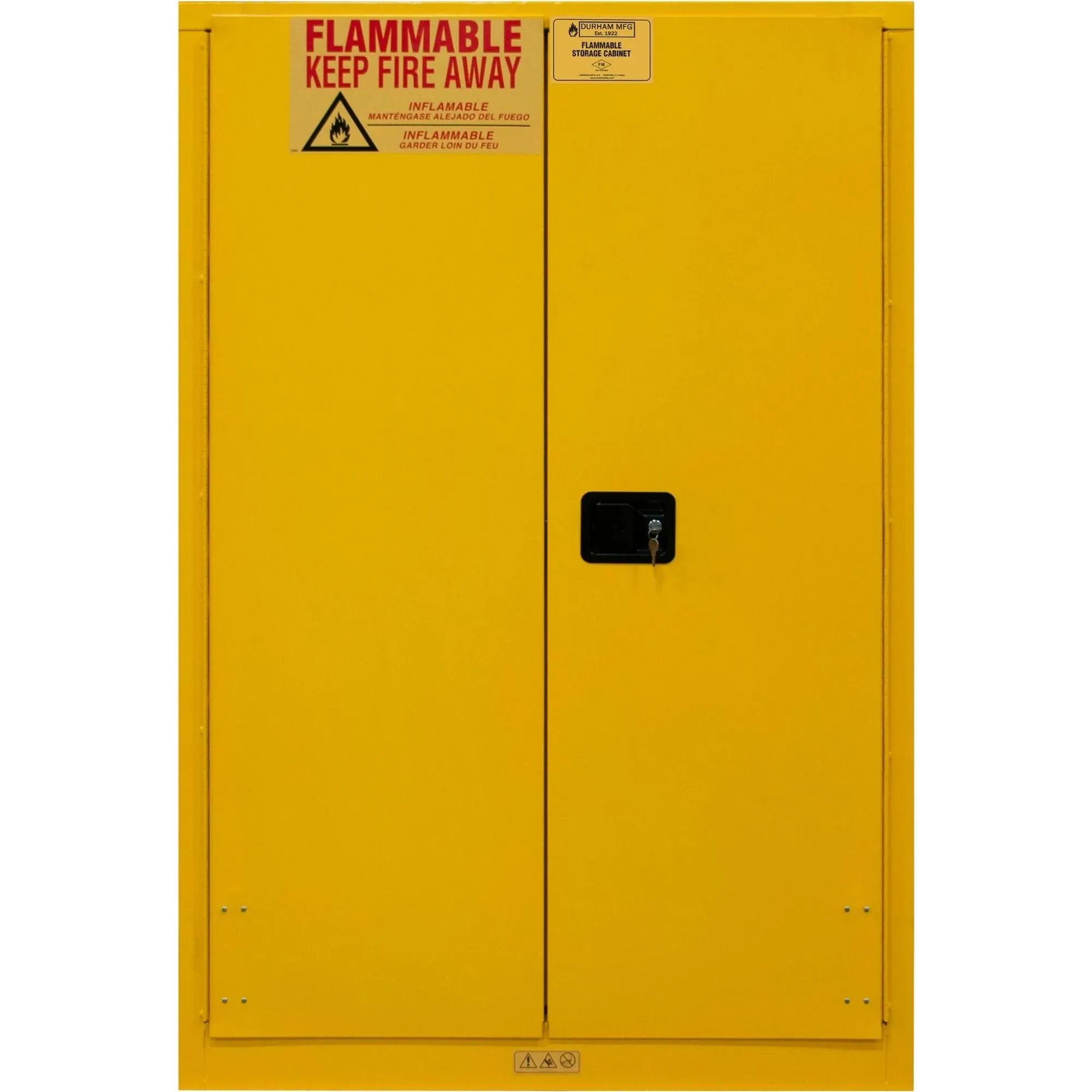 Durham Mfg 1045M-50 Flammable Safety Cabinet, Manual Door, 45 gal.