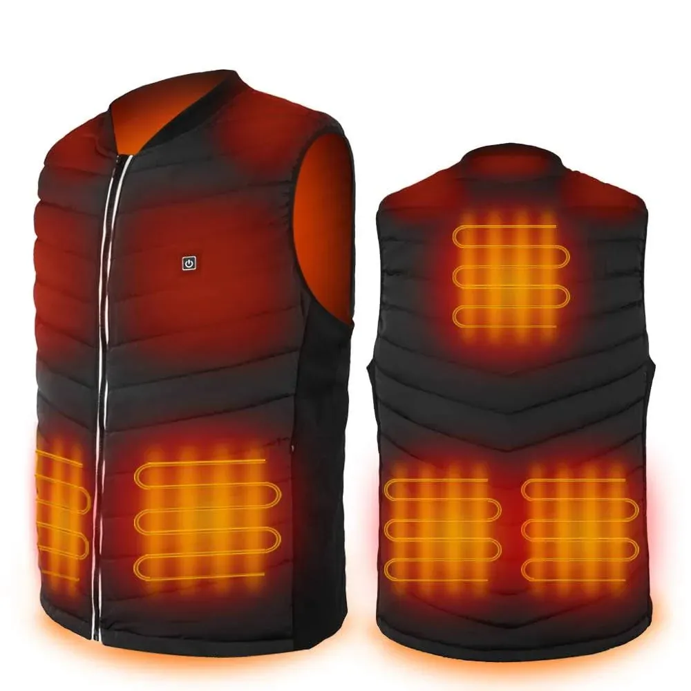 Hoson Lightweight Heated Vest for Men and Women,USB Charging Battery Included Heated Jacket,