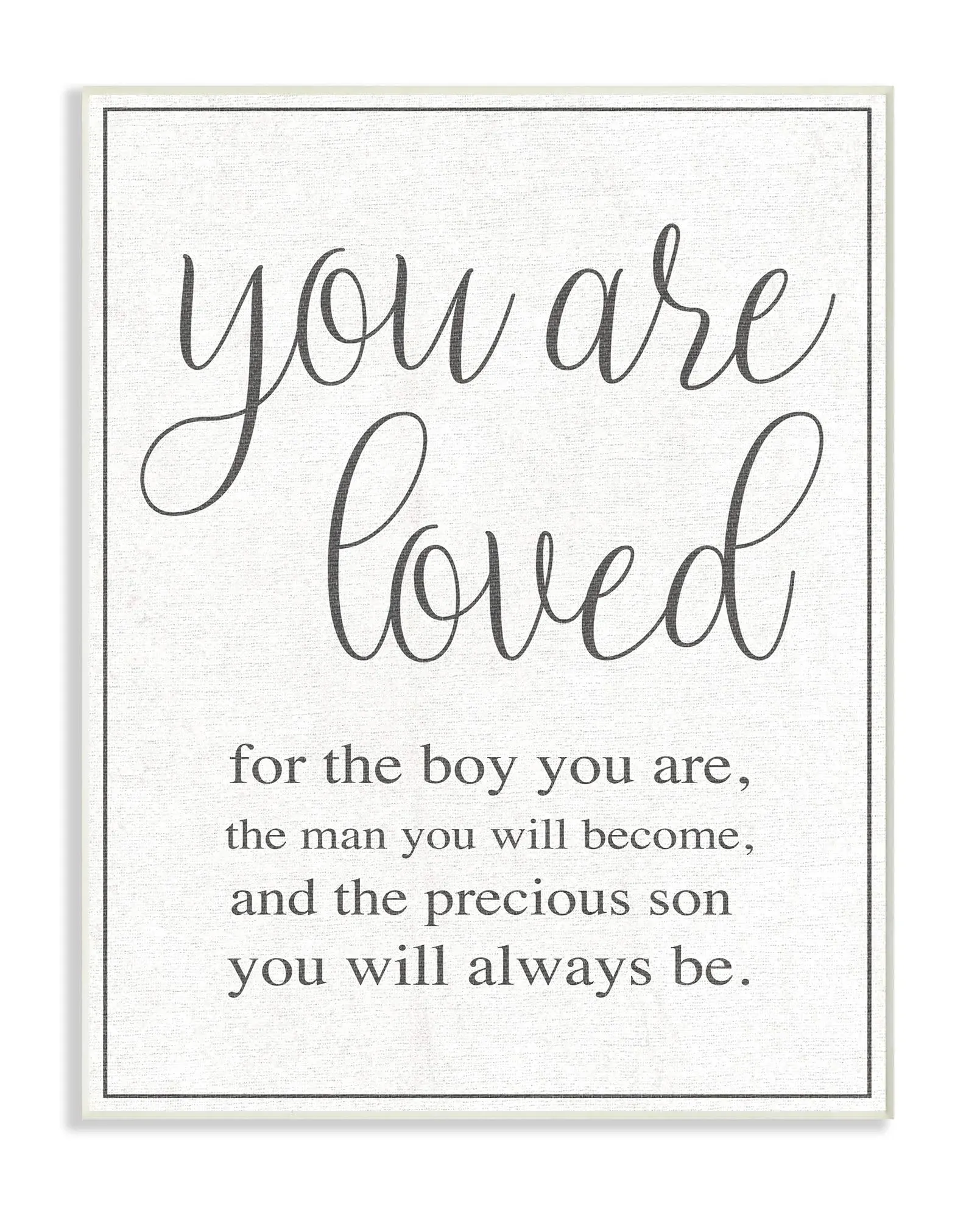 Stupell Industries You Are Loved Framed Wall Art