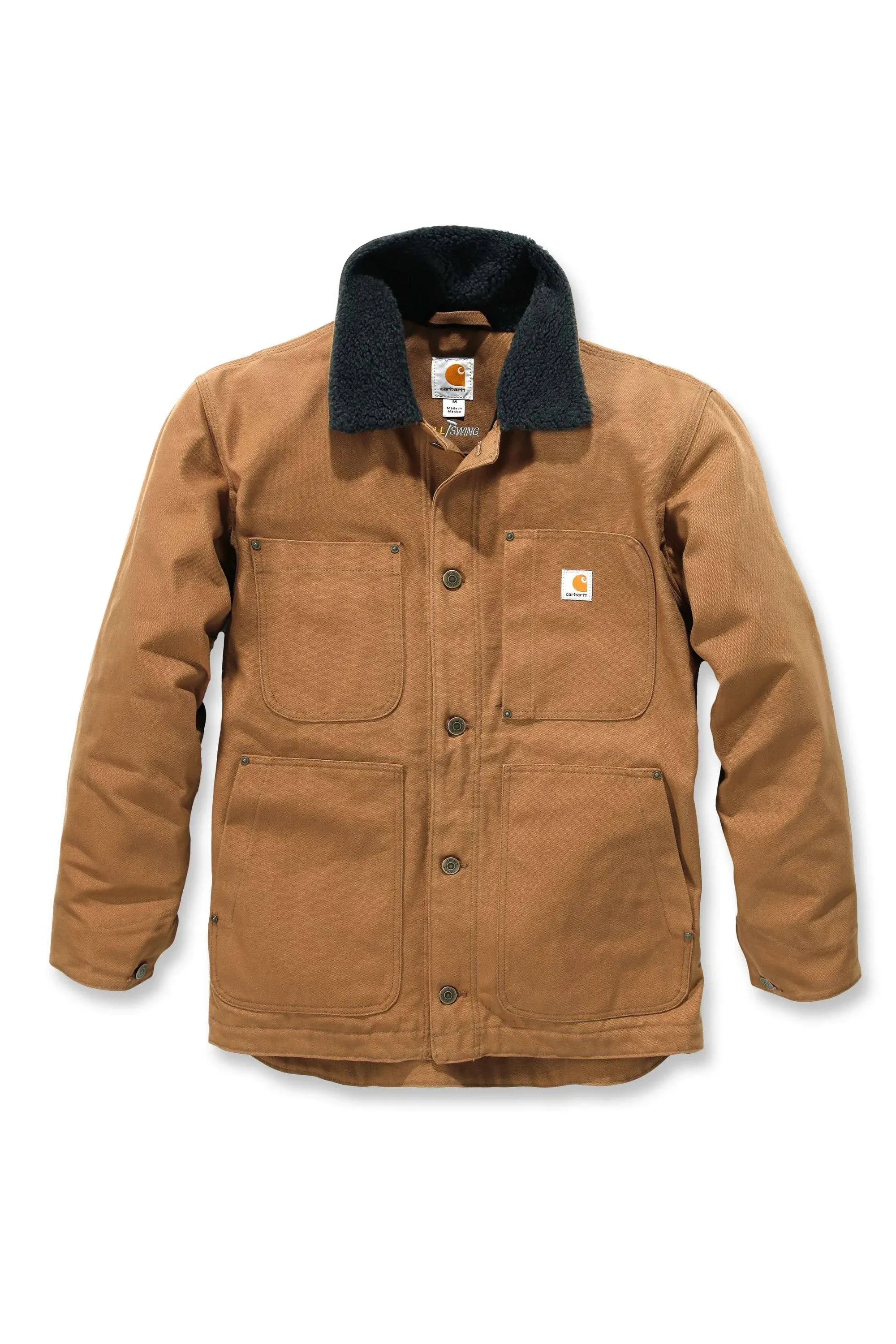 Carhartt Men's Full Swing Chore Coat, Carhartt Brown, XL