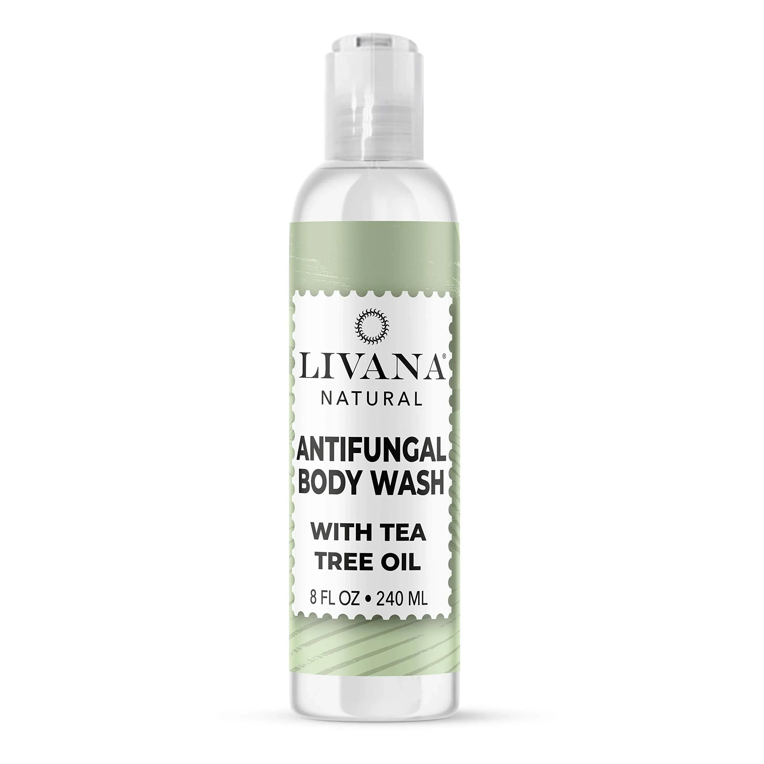 Livana Antifungal Soap with Tea Tree Oil, 8oz Treat & Wash Away Athletes Foot ...