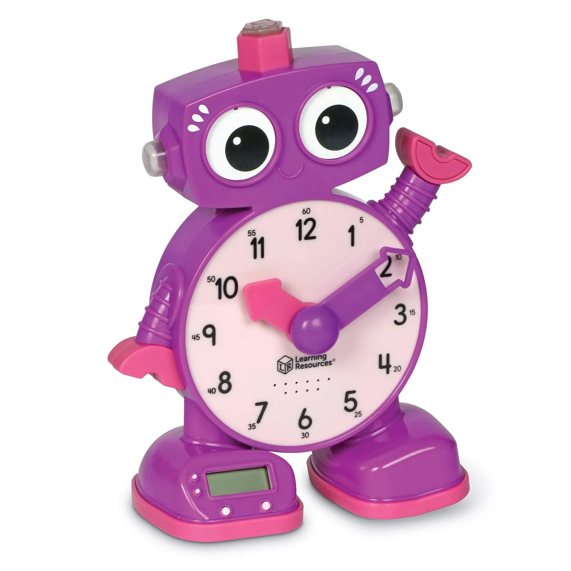 Educational Clock Learning Resources Tock The Learning Clock Purple Time Watch