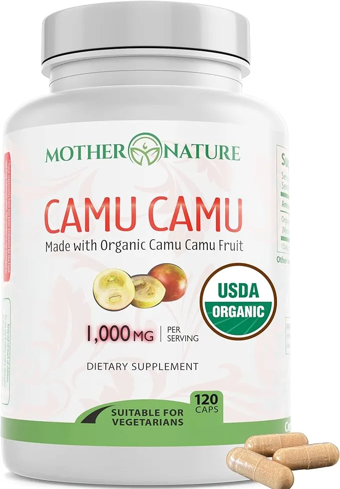 Mother Nature Organics Camu Camu Capsules