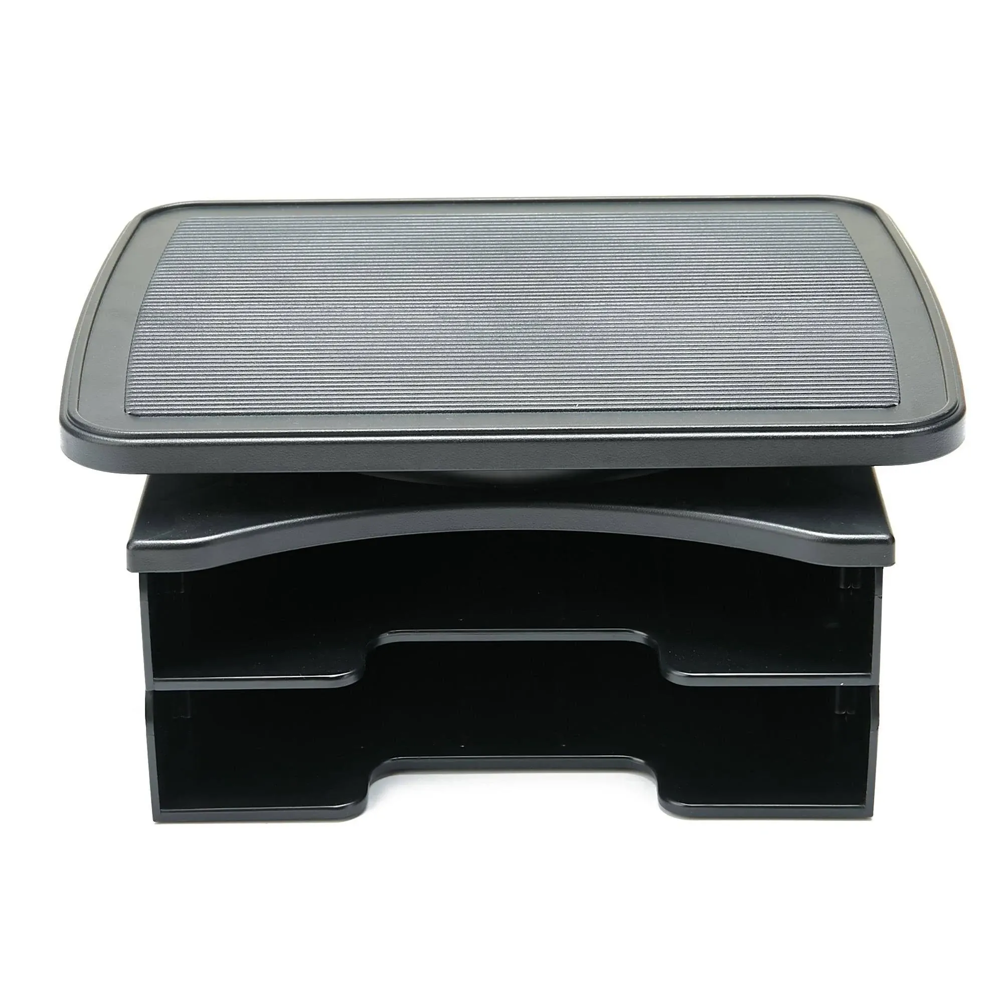 Mind Reader - Swivel Top File Organizer 2 Tier - Black