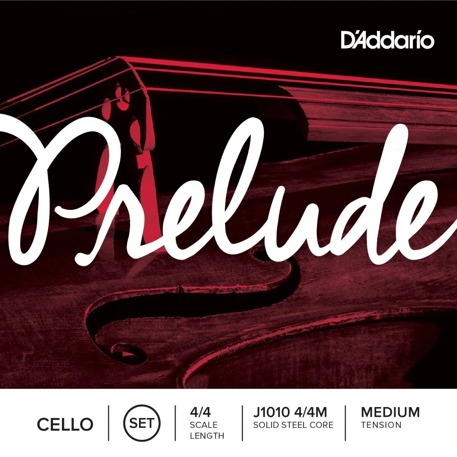 D'Addario J1010 Prelude 1/4 Cello String Set (Medium)