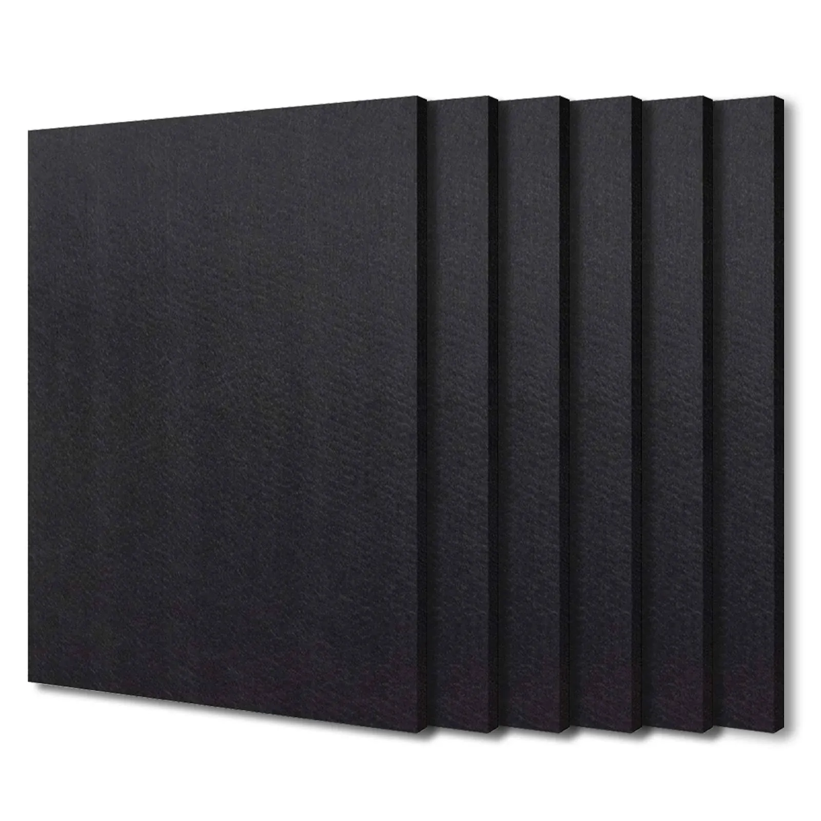 BXI Sound Absorber - 31.5 X 23.6 X 3/8 Inches 6 Pack High Density Acoustic Absorption Panel, Sound Absorbing Panels Reduce Echo Reverb, Tackable Acoustic Panels for Wall and Ceiling Acoustic Treatment